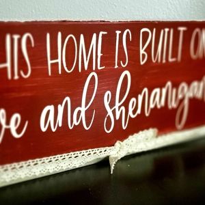 Farmhouse Handpainted Family Sign